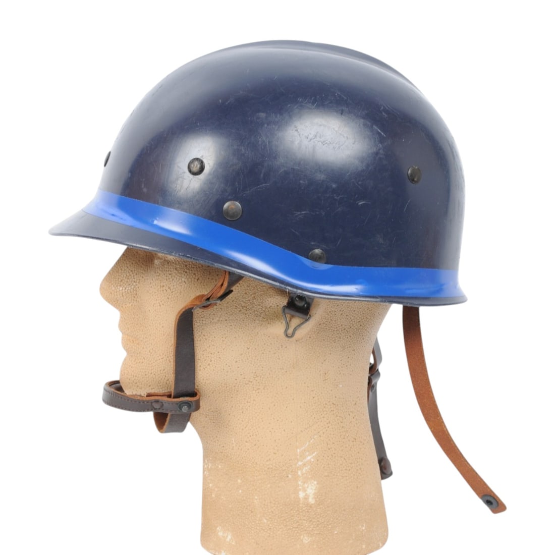 Interesting Belgian 1960's Riot Police Helmet (BM) - 2
