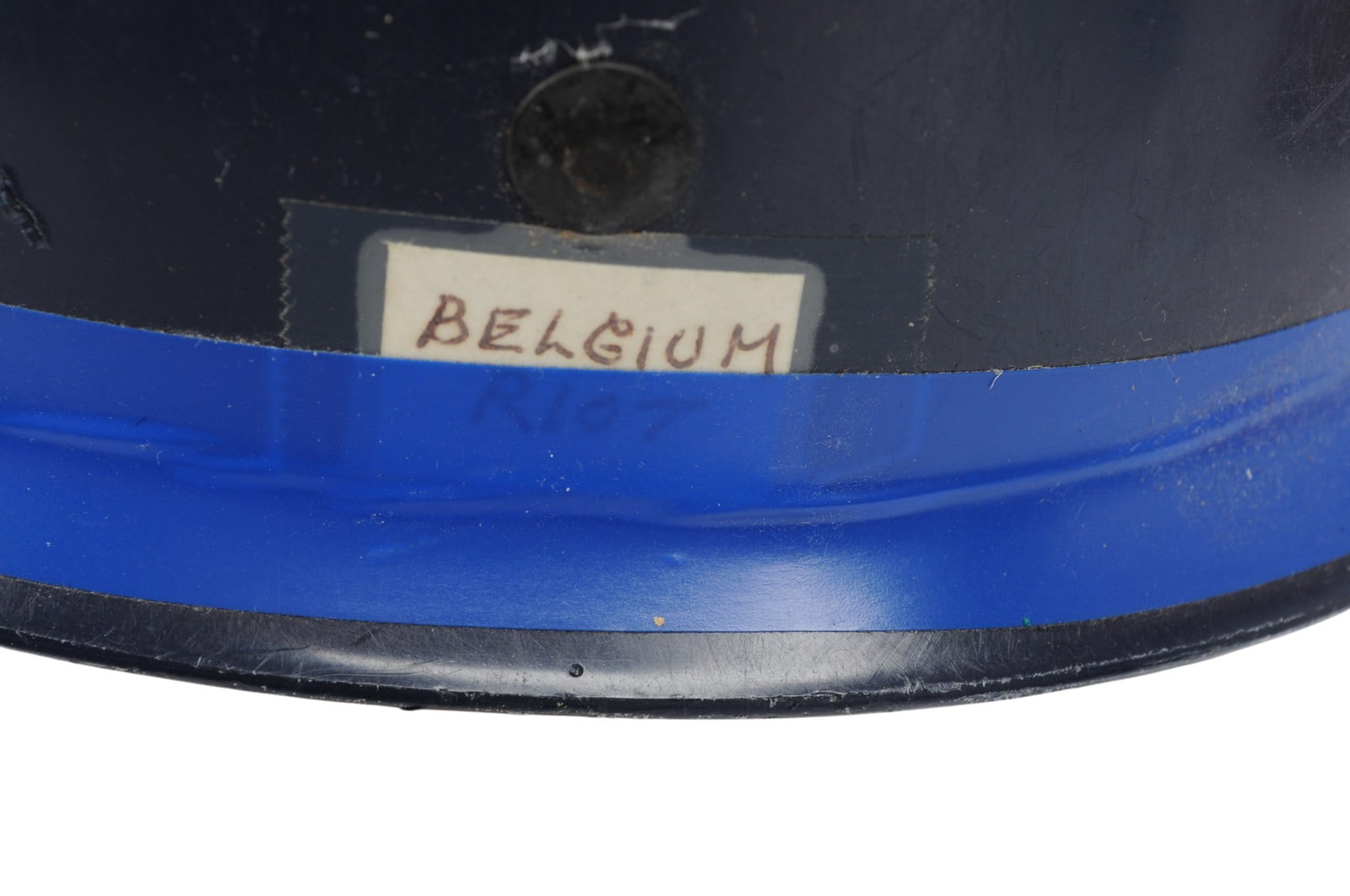 Interesting Belgian 1960's Riot Police Helmet (BM) - 4