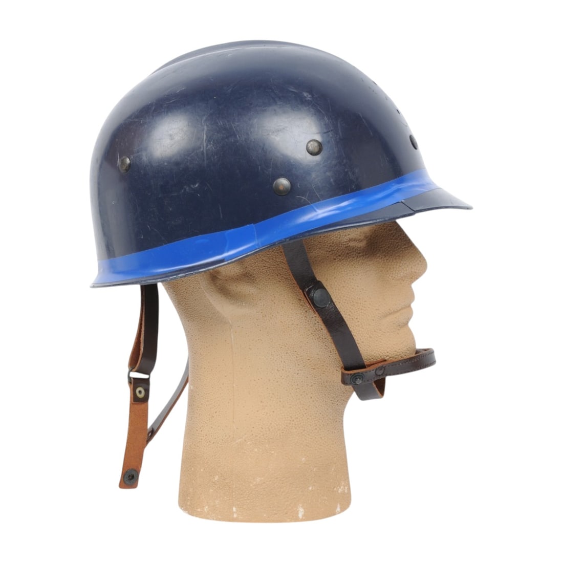 Interesting Belgian 1960's Riot Police Helmet (BM) - 5