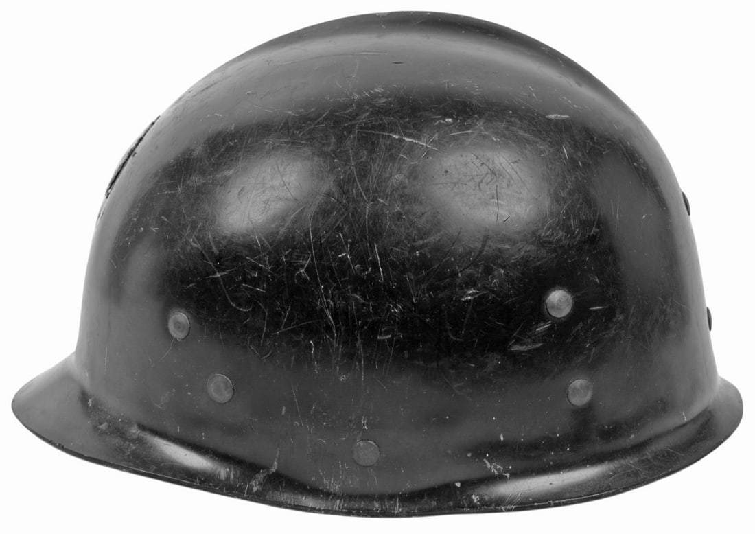Belgian 1960's Police Helmet with Badge(BM) - 3