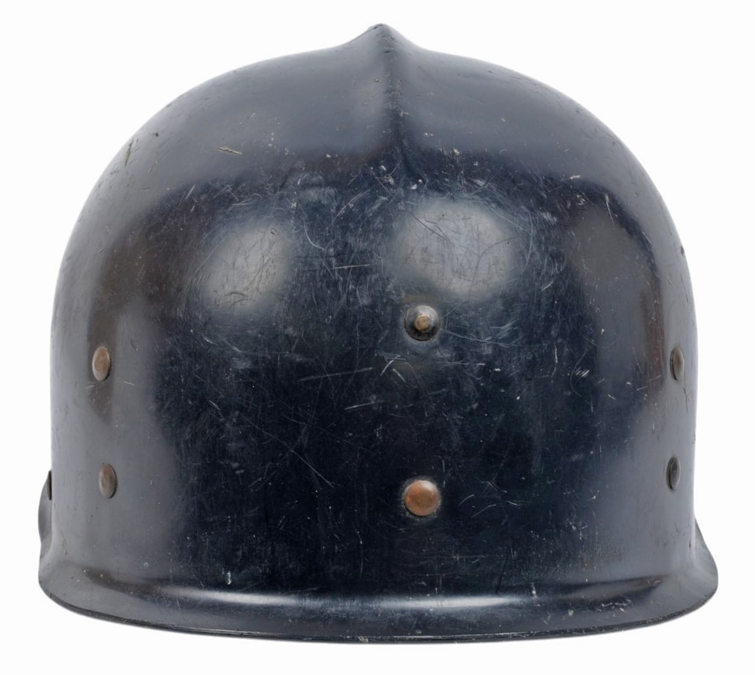 Belgian 1960's Police Helmet with Badge(BM) - 4