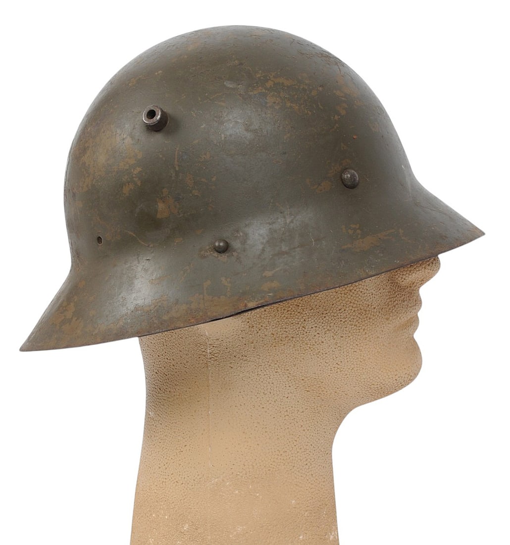 Spanish Civil War "Republican" Czech M30 Helmet (BM) - 4