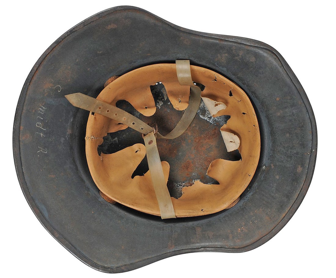 *German WWII M34 Gladiator Helmet with Liner (C3T) - 7