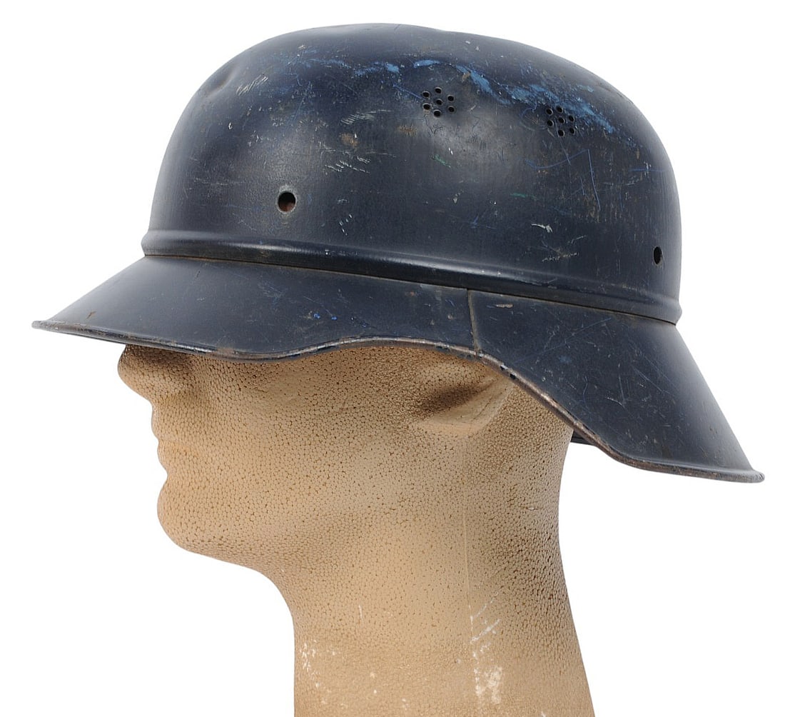 *German WWII M38 Luftschutz Gladiator Helmet with No Liner (C3T) - 2