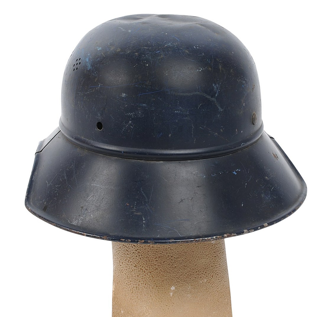 *German WWII M38 Luftschutz Gladiator Helmet with No Liner (C3T) - 3
