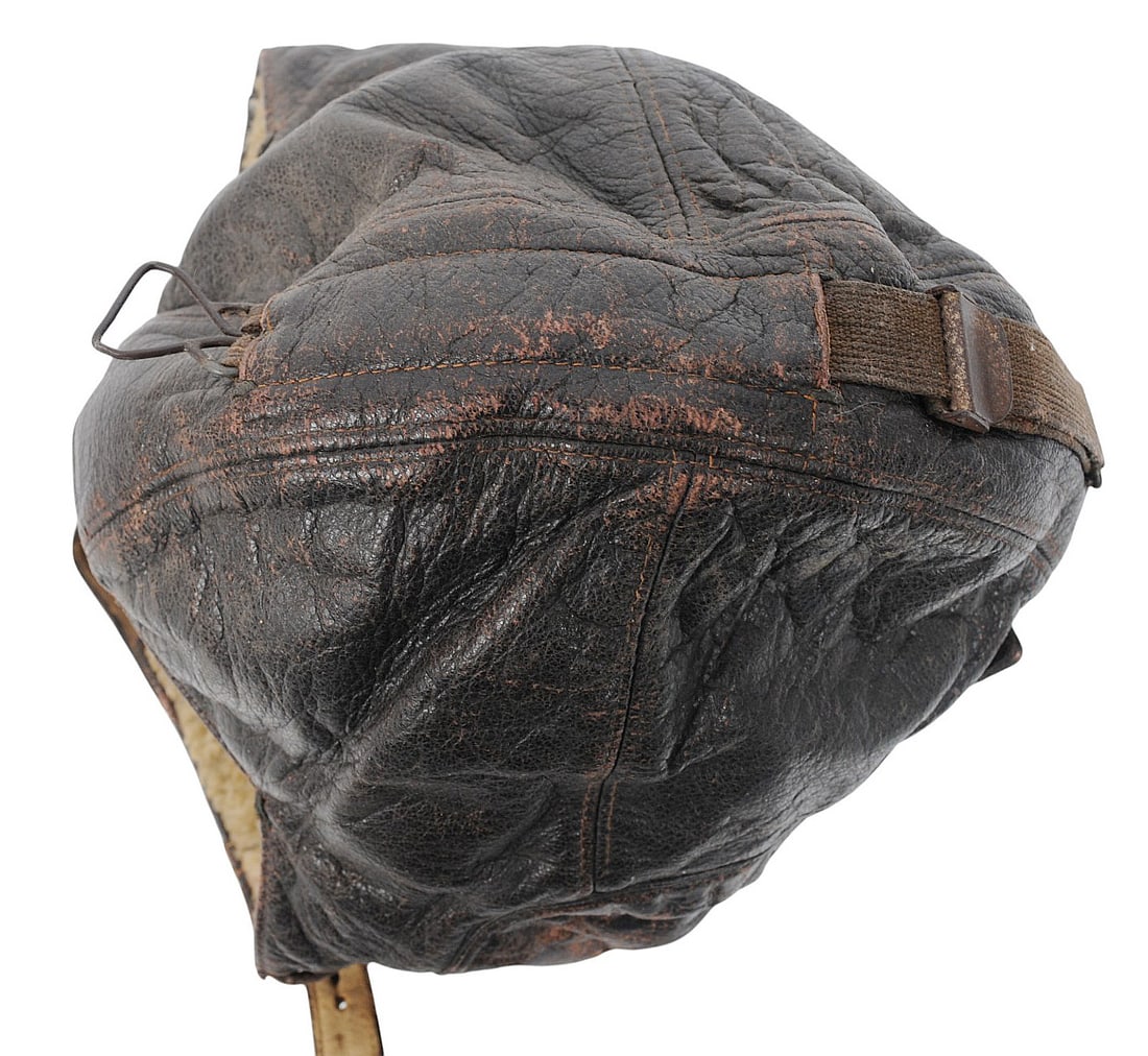 *German WWII Luftwaffe Type 1 Winter Flight Helmet (C3T) - 7