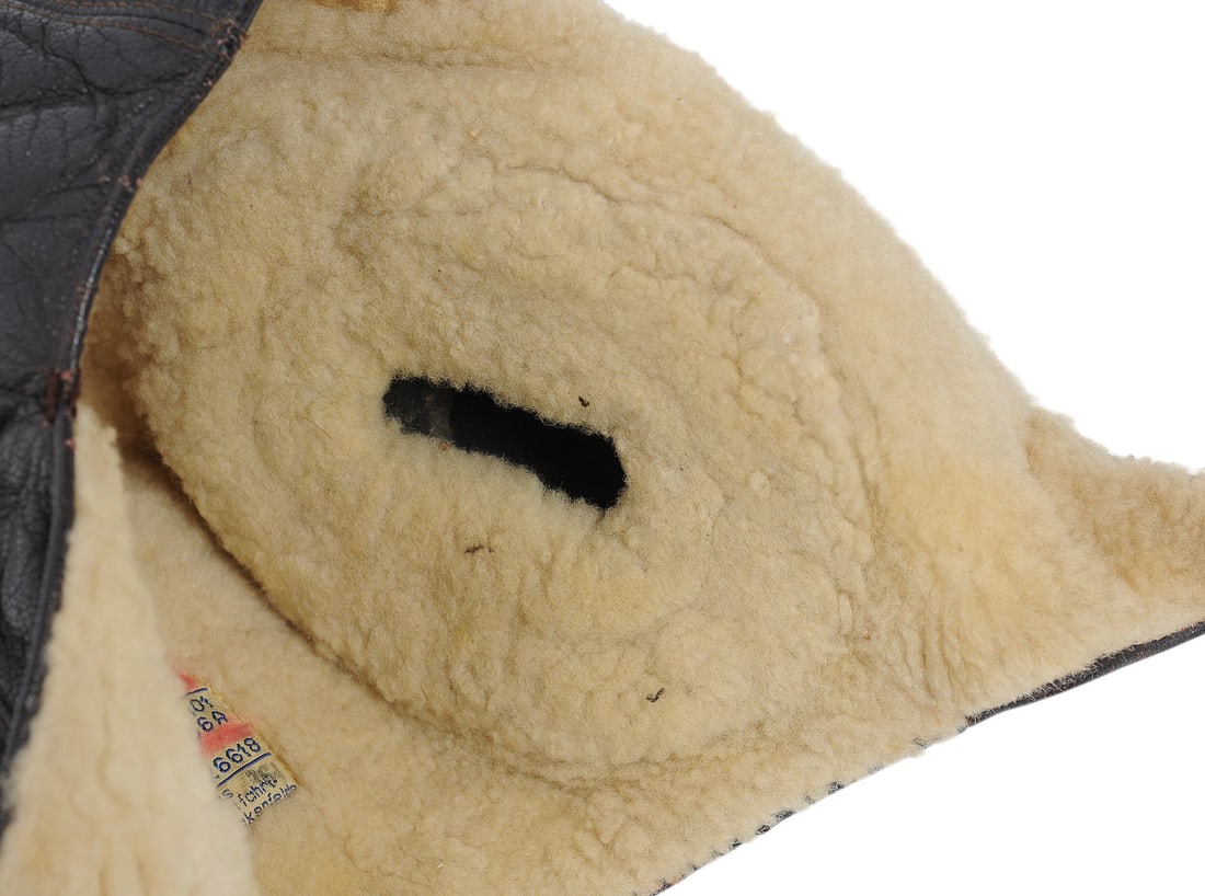*German WWII Luftwaffe Winter Flight Helmet(C3T) - 10