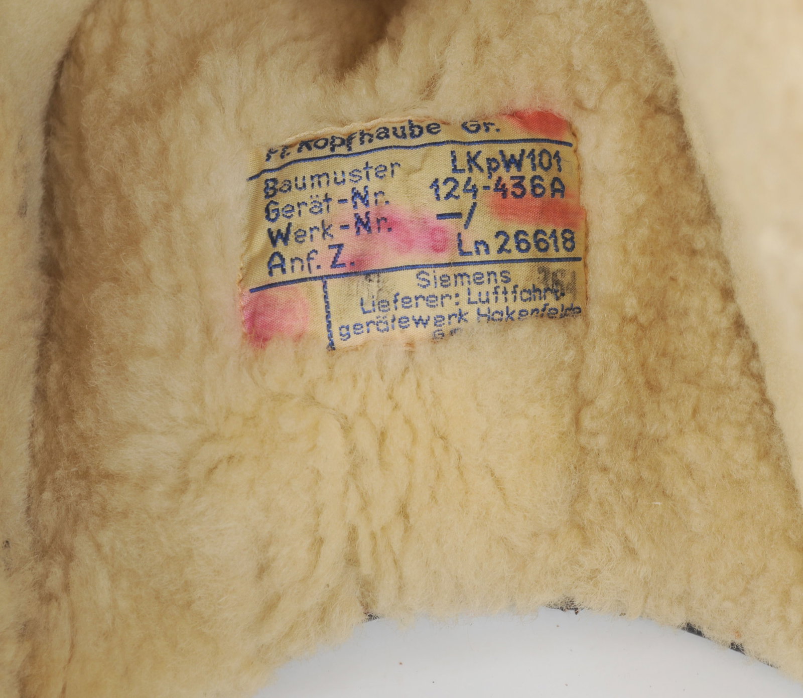 *German WWII Luftwaffe Winter Flight Helmet(C3T) - 8
