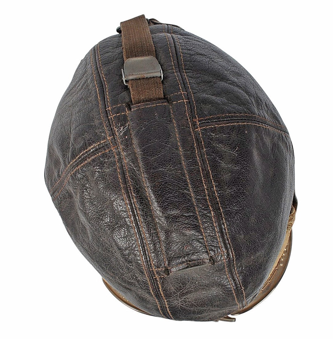 *German WWII Luftwaffe Winter Flight Helmet and Aviation Goggles (C3T) - 7