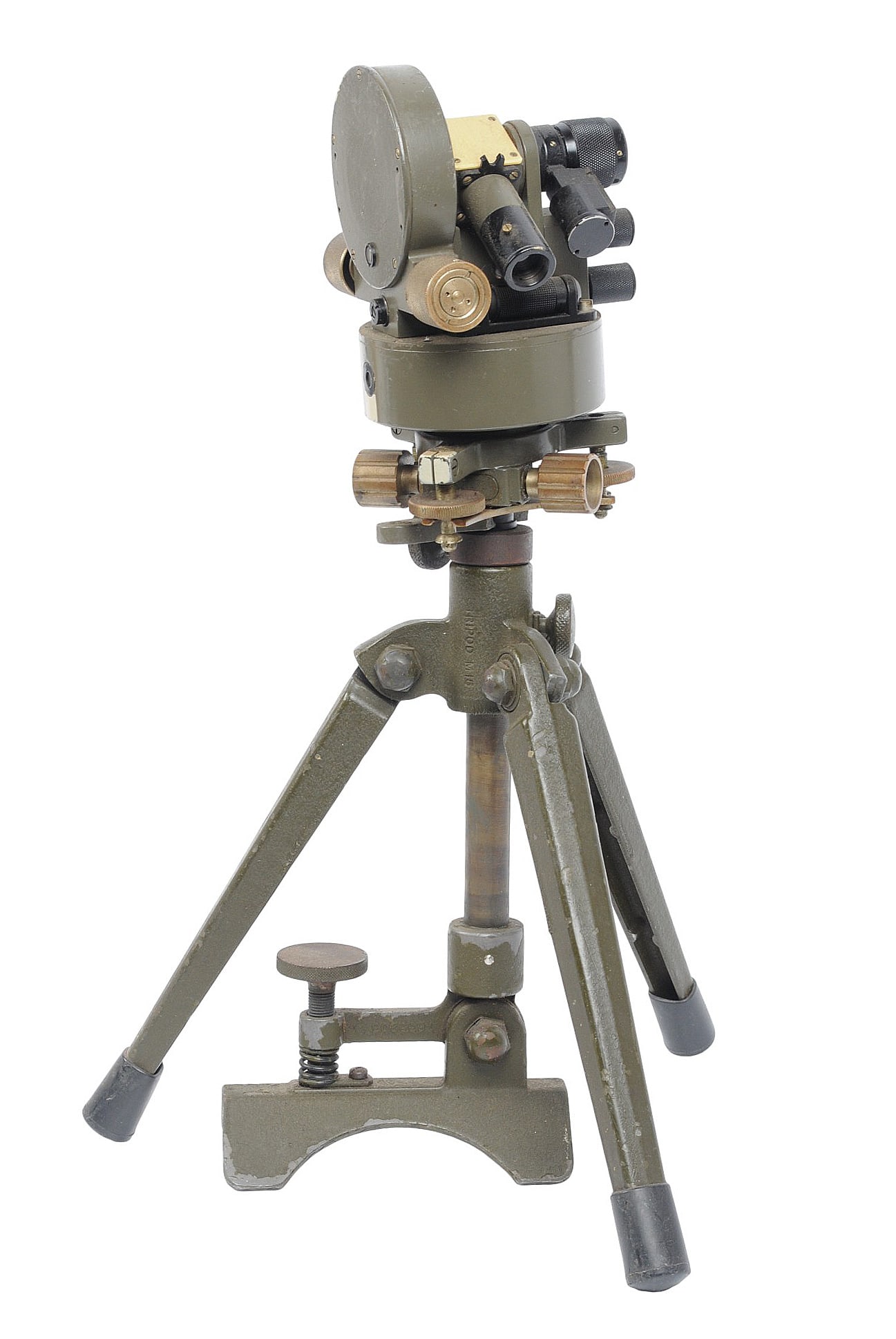 *German WWII Huet Paris MG 49/179 Field Surveyor Scope and Tripod Set (C3T) - 6