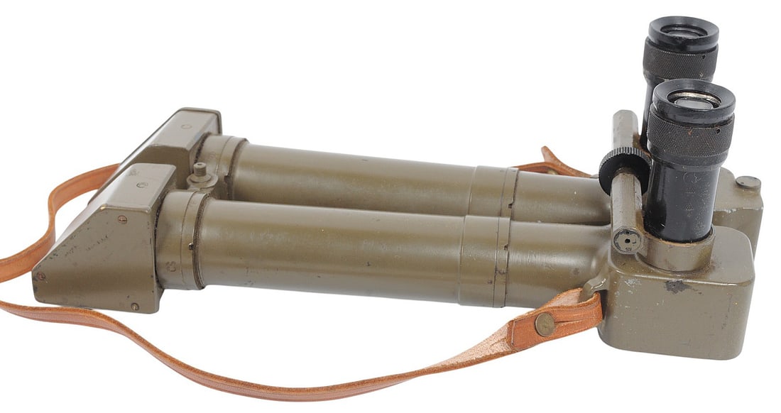 French Possible *German Capture WWII Huet Paris "Rabbit Ears" 8 X 24 Trench Periscope (C3T) - 3