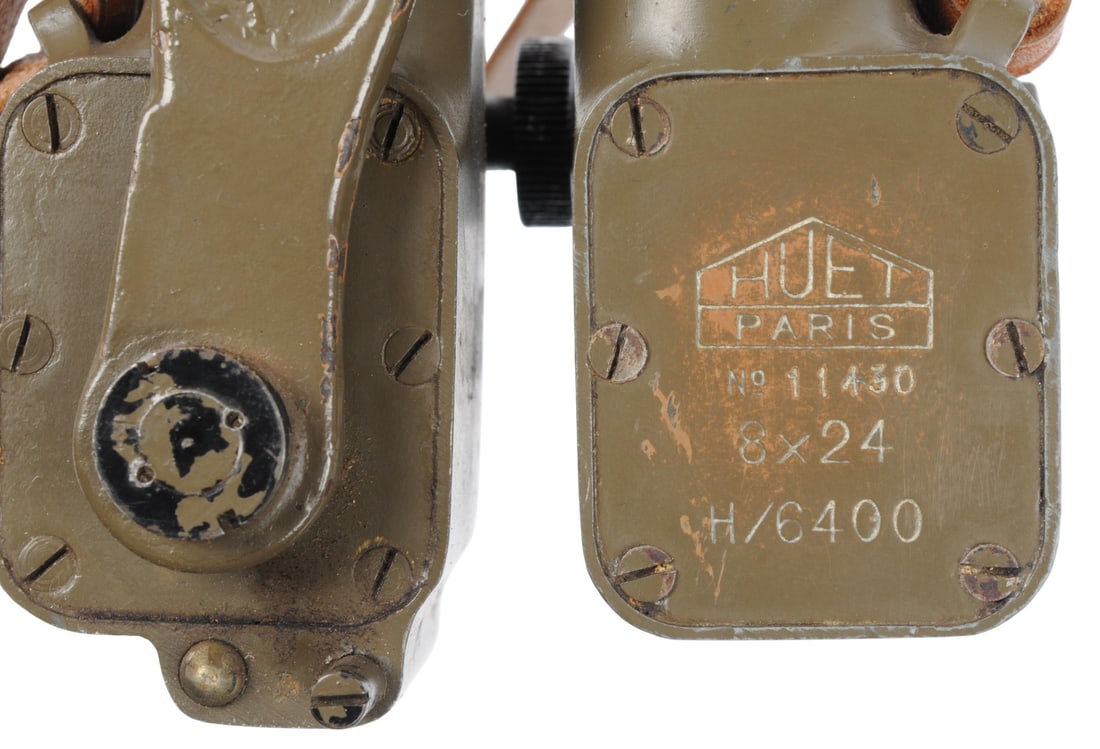French Possible *German Capture WWII Huet Paris "Rabbit Ears" 8 X 24 Trench Periscope (C3T) - 5