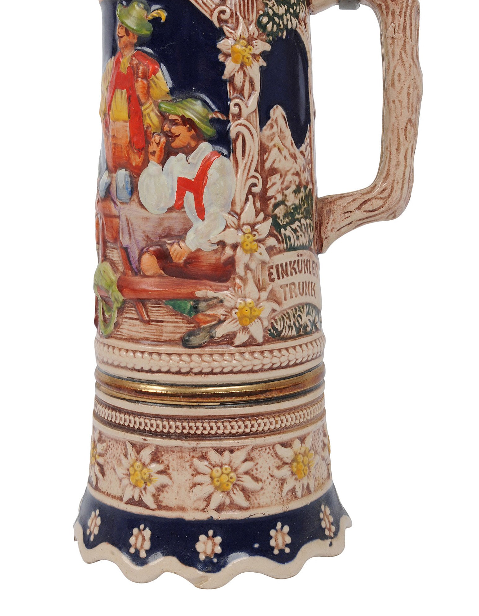 German Pewter 1 Liter Beer Stein and Music Box Commemorative for Painter David Bryan Cole (EDN) - 5