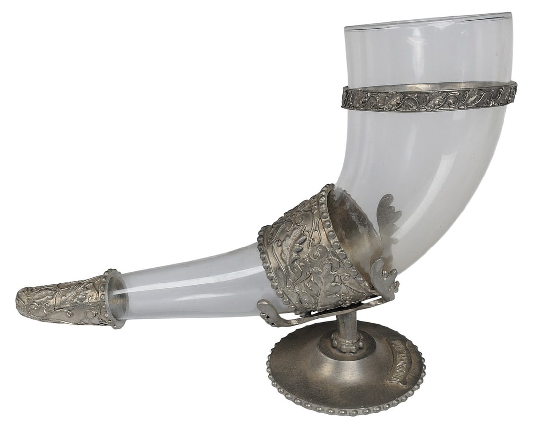 Budweiser 1980's, German Pewter Miniature, and Pewter Beer Horn / Stein Lot of 4 (EDN) - 18