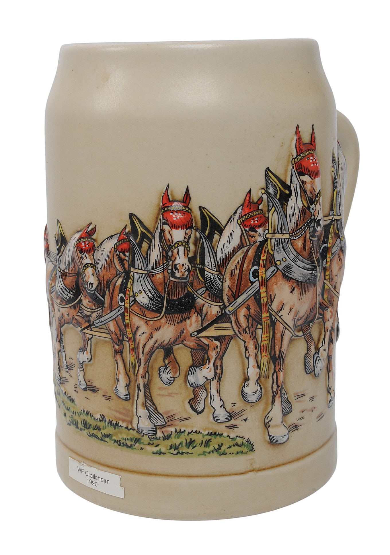 Budweiser 1980's, German Pewter Miniature, and Pewter Beer Horn / Stein Lot of 4 (EDN) - 4