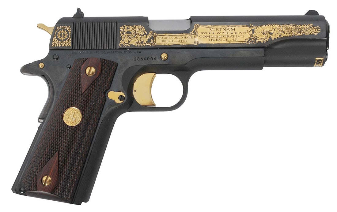 Colt M1911A1 Vietnam War Tribute Commemorative 1959 - 1975 45 ACP Semi Auto Pistol FFL 2866006(A2R1) (1 of 11)