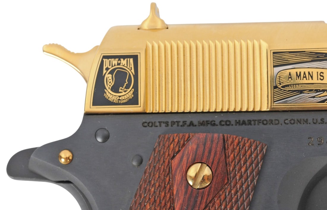 Colt M1911A1 Government "POW" Commemorative #37 of 500 45 ACP Semi Auto Pistol FFL 2942365(A2R1) - 2
