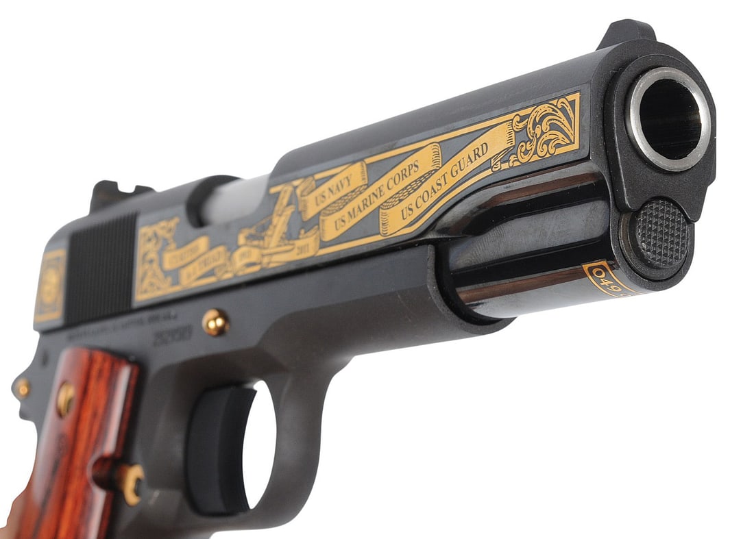 Colt M1911A1 Naval, Marine, Coast Guard Aviation #49 of 500 45 ACP SA Pistol FFL 2929589(A2R1) - 12