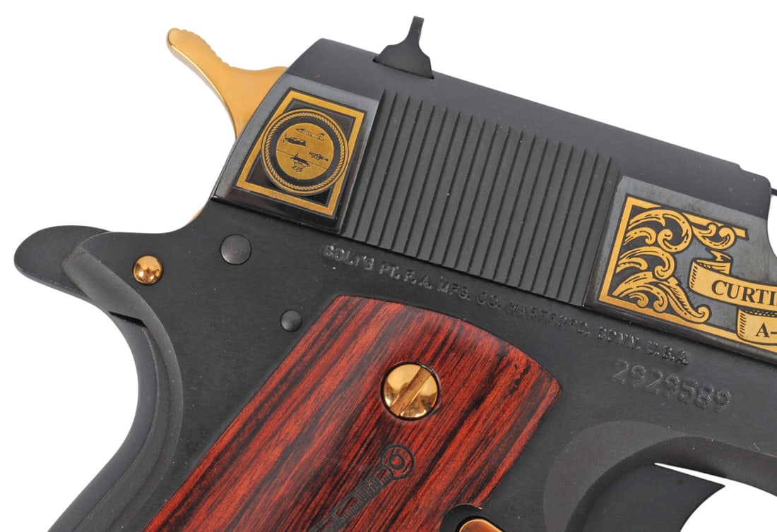Colt M1911A1 Naval, Marine, Coast Guard Aviation #49 of 500 45 ACP SA Pistol FFL 2929589(A2R1) - 2
