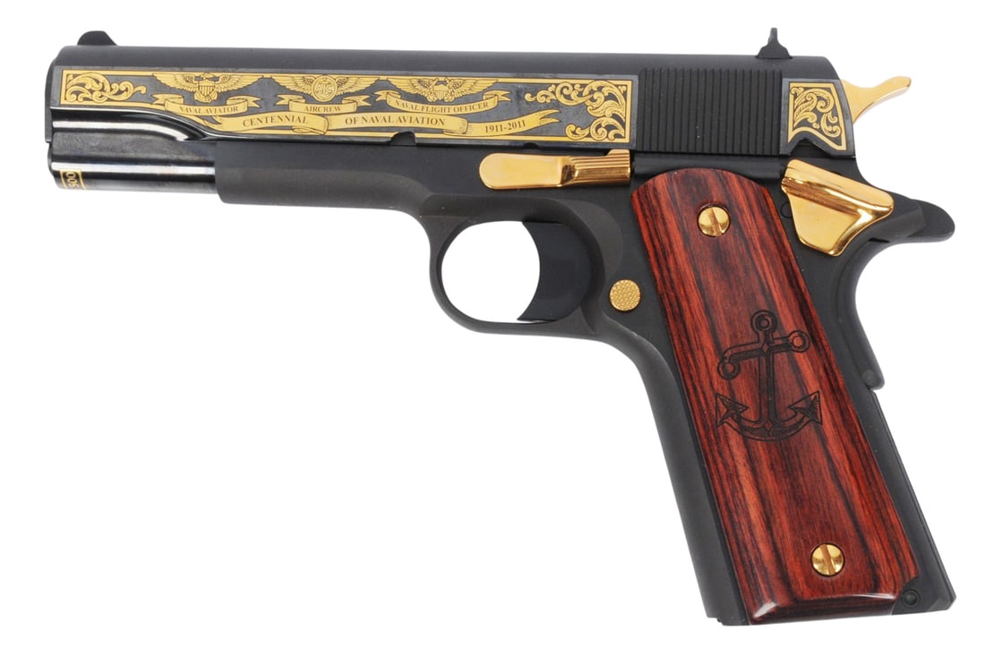 Colt M1911A1 Naval, Marine, Coast Guard Aviation #49 of 500 45 ACP SA Pistol FFL 2929589(A2R1) - 6