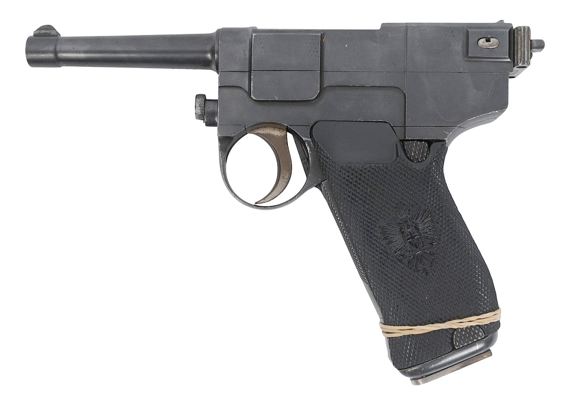 RARE Italian Army issue WWI-II FAB Model 1910 Glisenti 9mm Glisenti Semi Auto Pistol -FFL L1488 (A1) - 5