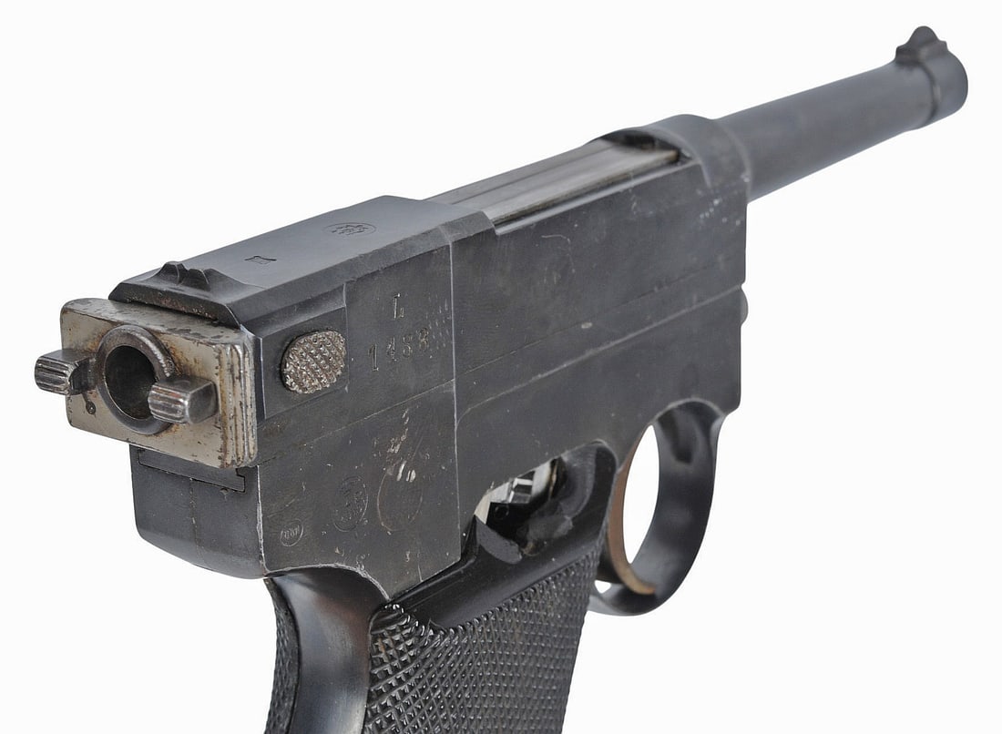 RARE Italian Army issue WWI-II FAB Model 1910 Glisenti 9mm Glisenti Semi Auto Pistol -FFL L1488 (A1) - 7