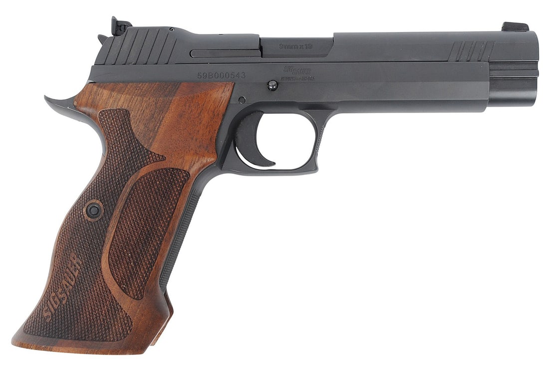 Sig P210 9mm Semi Auto Pistol FFL 59B000543 (A2R1) (1 of 9)