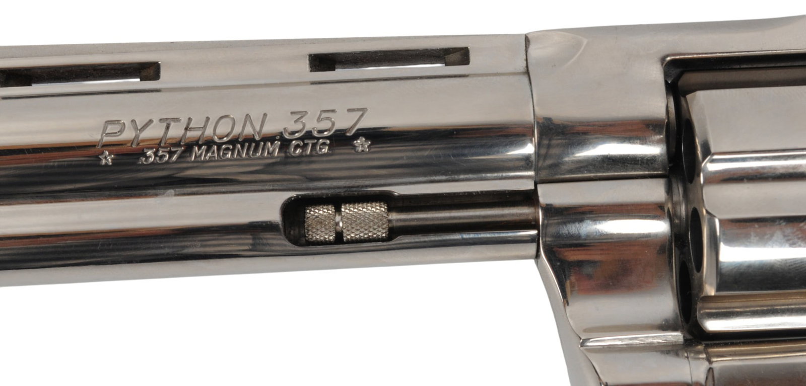 Colt Factory Nickel Python 357 Magnum Double Action Revolver FFL VA6942 (A2R1) - 5