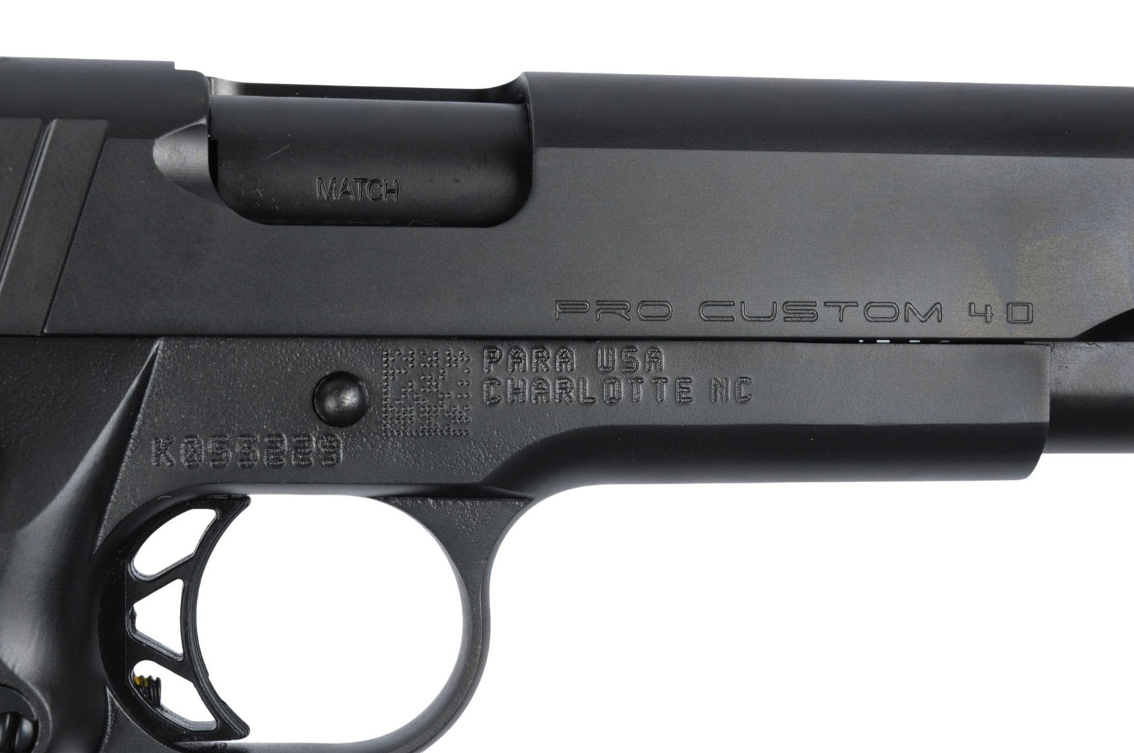 Para Pro Custom 40 1911 Match 40 S&W Semi Auto Pistol FFL K055229 (A2R1) - 2