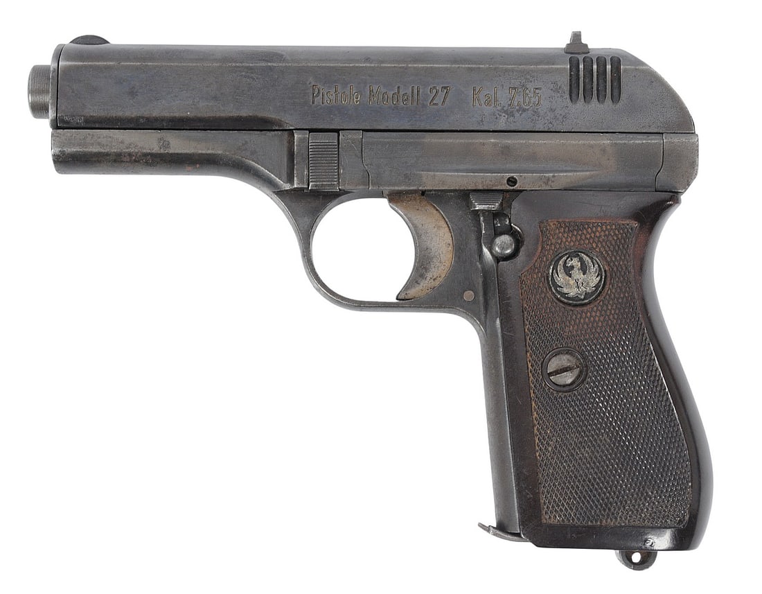 German Occupied Czech WWII Model VZ27 7.65mm Semi Auto Pistol FFL NSN (D3M1) - 3