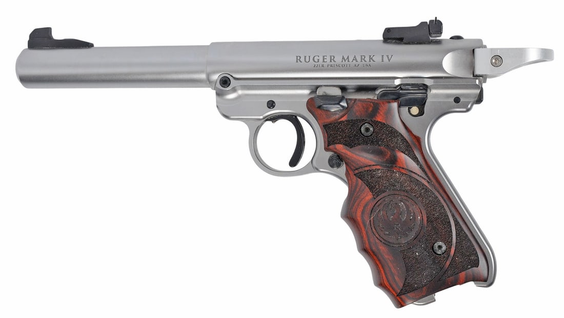 Ruger Mark IV 22LR Target Semi Auto Pistol FFL WBR129371(A2R1) - 4