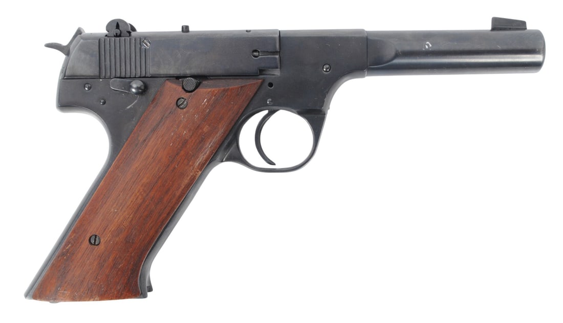 High Standard H-D Military 22LR Semi Auto Pistol FFL 210157 (A2R1) (1 of 6)