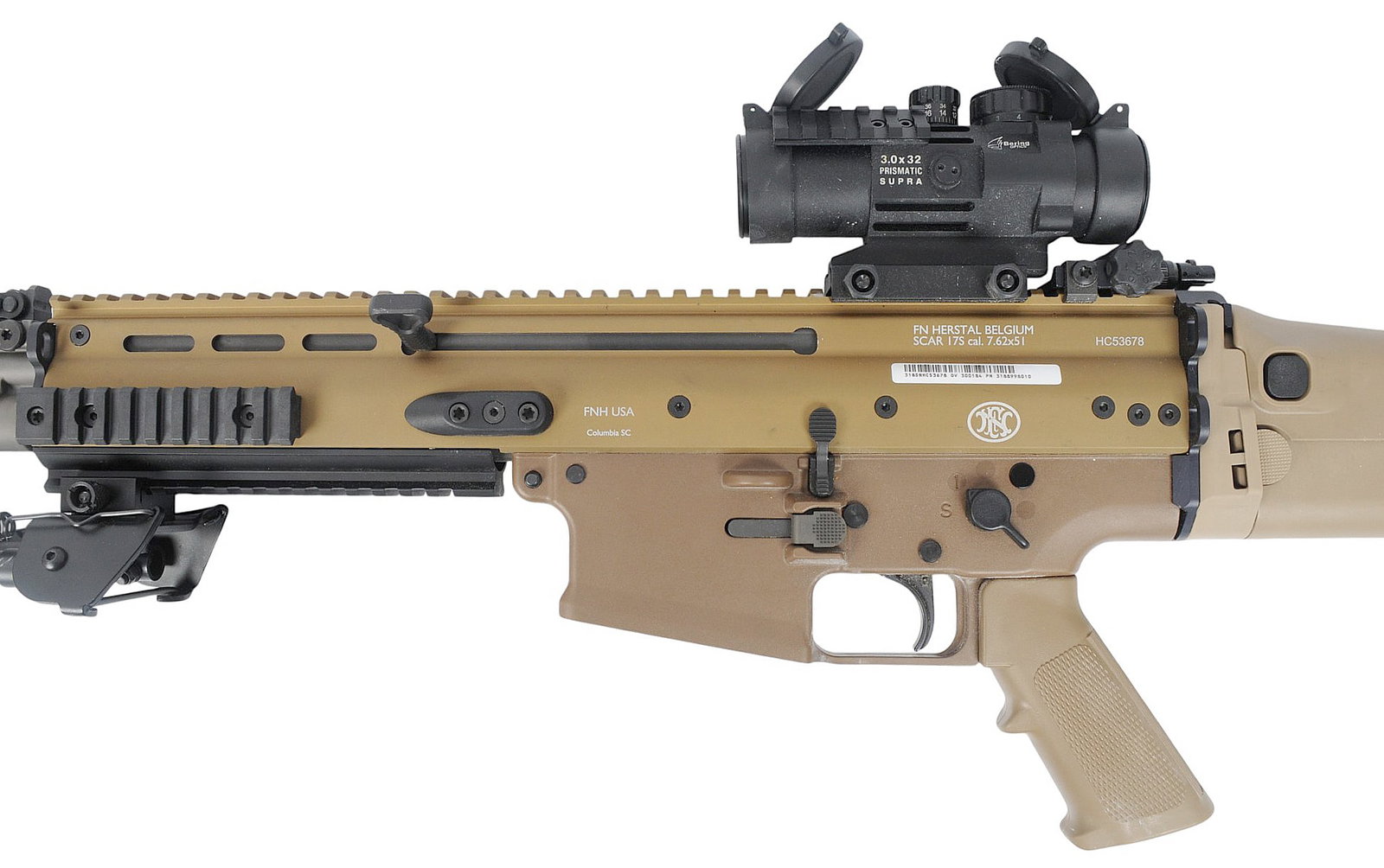FN SCAR 17S 7.62x51mm Semi Auto Rifle with Prismatic Nitro Purged Optic FFL HC53678 (A2R1) - 10