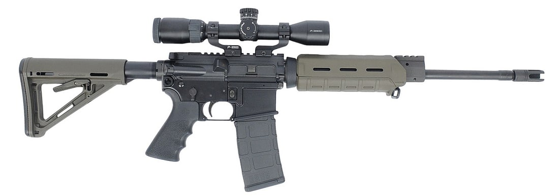 Sig M400 300 Blk Semi Auto Rifle with Nikon P-300 Blk Scope FFL 20K016821(S2F1) (1 of 12)