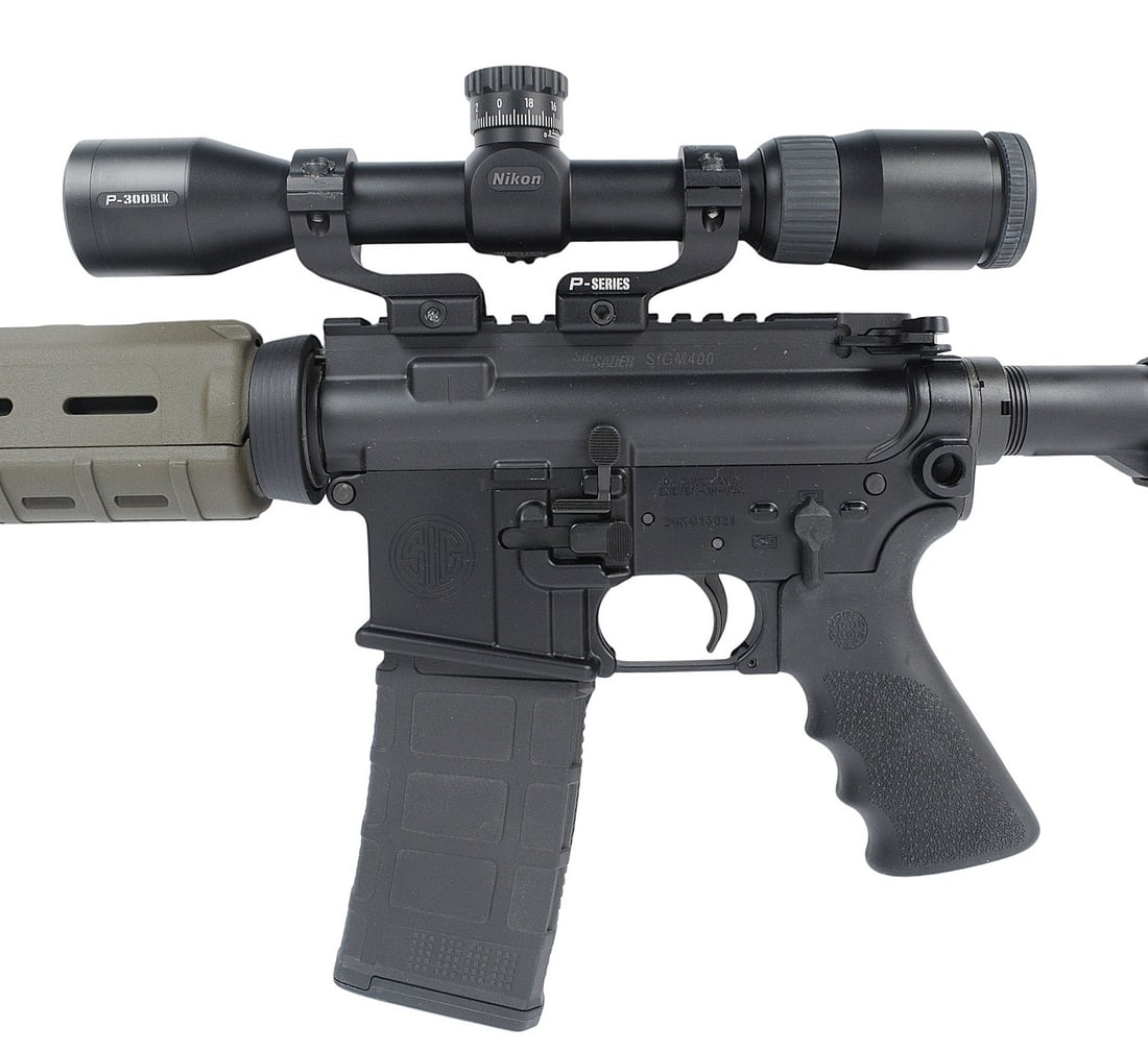 Sig M400 300 Blk Semi Auto Rifle with Nikon P-300 Blk Scope FFL 20K016821(S2F1) - 8