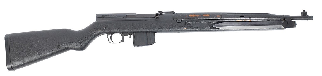 Czech VZ52 7.62x45mm Semi Auto Rifle FFL 60551 (G2L1): A Czech VZ52 7.62x45mm Semi Auto Rifle in good to very good condition with a bright and defined bore. The action appears to function properly with minor wear to the original finish.