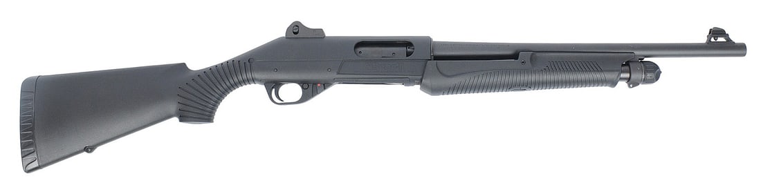 Benelli Nova 12 Ga. Pump Action Shotgun FFL Z498617(G2L1): A Benelli Nova 12 Ga. Pump Action Shotgun in good to very good condition with a bright and defined bore. The action appears to function properly with minor wear to the original finish.