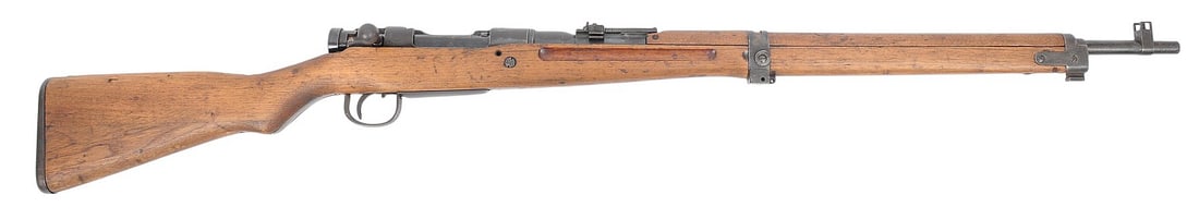 Imperial Japanese Type 99 Arisaka 7.7 Jap Bolt Action Rifle FFL 35977(D3M1): An Imperial Japanese Type 99 Arisaka 7.7 Jap Bolt Action Rifle in good condition with a bright and defined bore that needs some cleaning. The action appears to function properly with moderate wear to