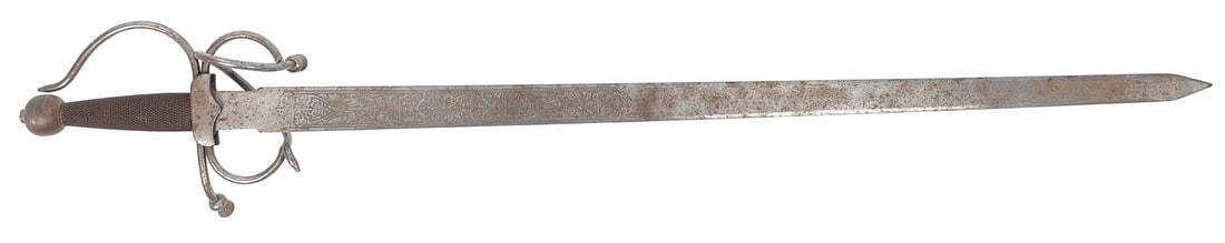 Vintage Reproduction Spanish 17th Century Toledo Sword (P4C) (1 of 8)