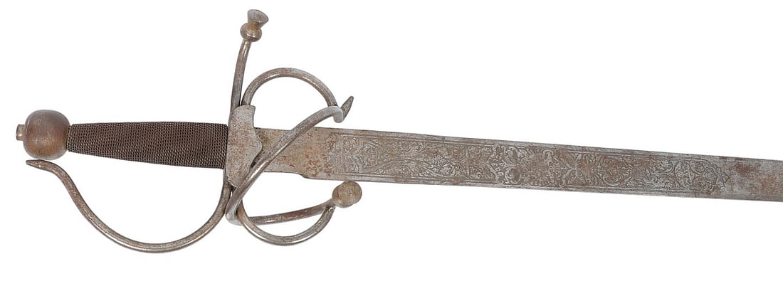 Vintage Reproduction Spanish 17th Century Toledo Sword (P4C) - 3