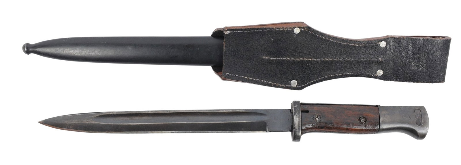 *German WWII K98 Rifle Bayonet with CWX Code Frog Dated 1941 (BM) - 8