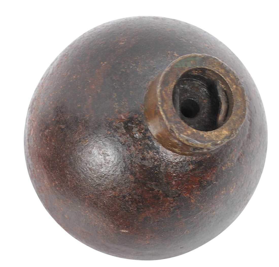Very Rare French WWI Model 1914 Inert Ball Grenade (S3S) - 2