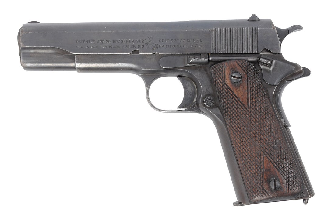 Colt M1911 1918 Dated .45ACP Semi-auto Pistol FFL Required: 500405 (R3M1) - 6