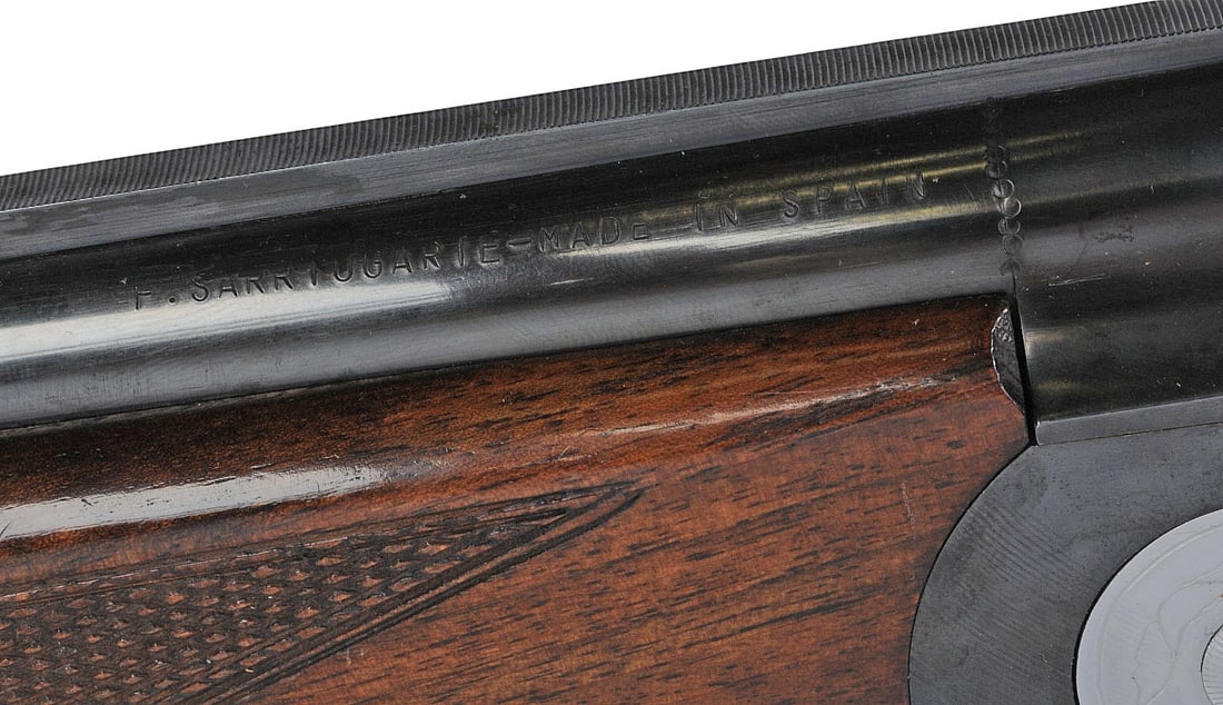 Spanish Sarriugarte 12 Gauge Over/Under Shotgun - FFL # 80936 (A1) - 6