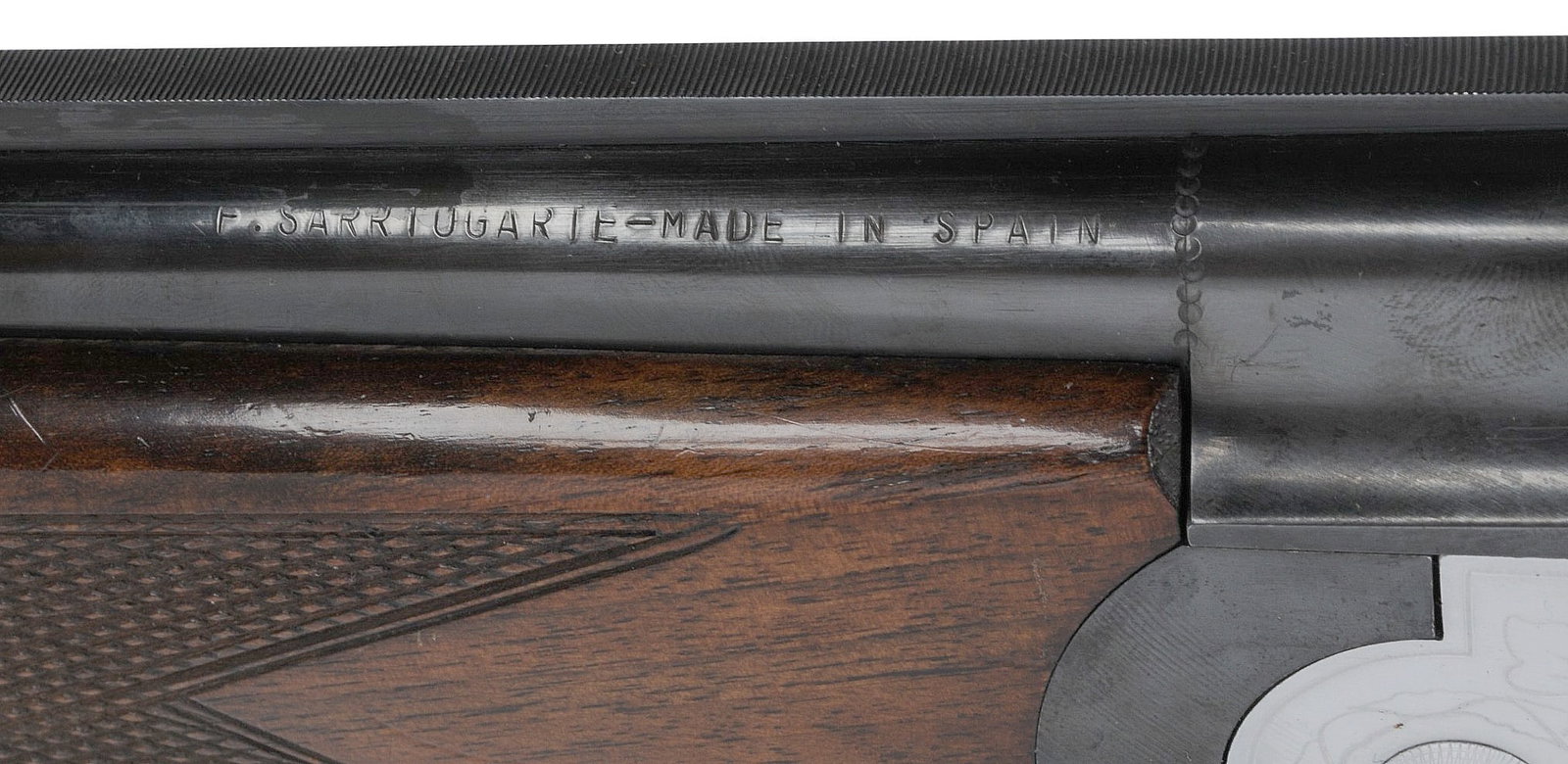 Spanish Sarriugarte 12 Gauge Over/Under Shotgun - FFL # 80936 (A1) - 9