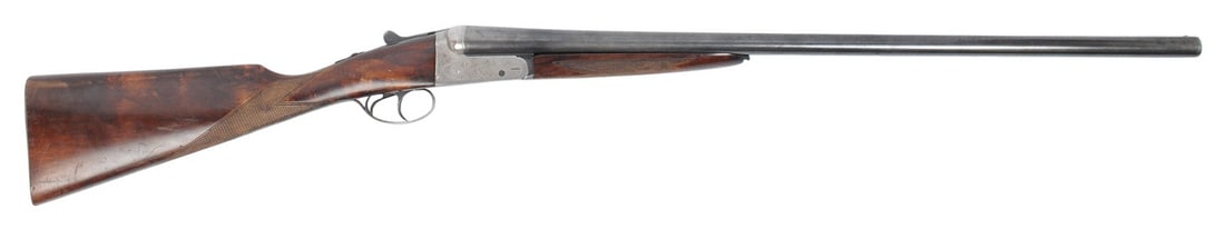Kestrel 12 Ga. Side by Side Break Action Shotgun FFL 265021 (A1): A Kestrel 12 Ga. Side by Side Break Action Shotgun in good condition with bright bores but need light cleaning. The action appears to function properly with some wear and patina to the original