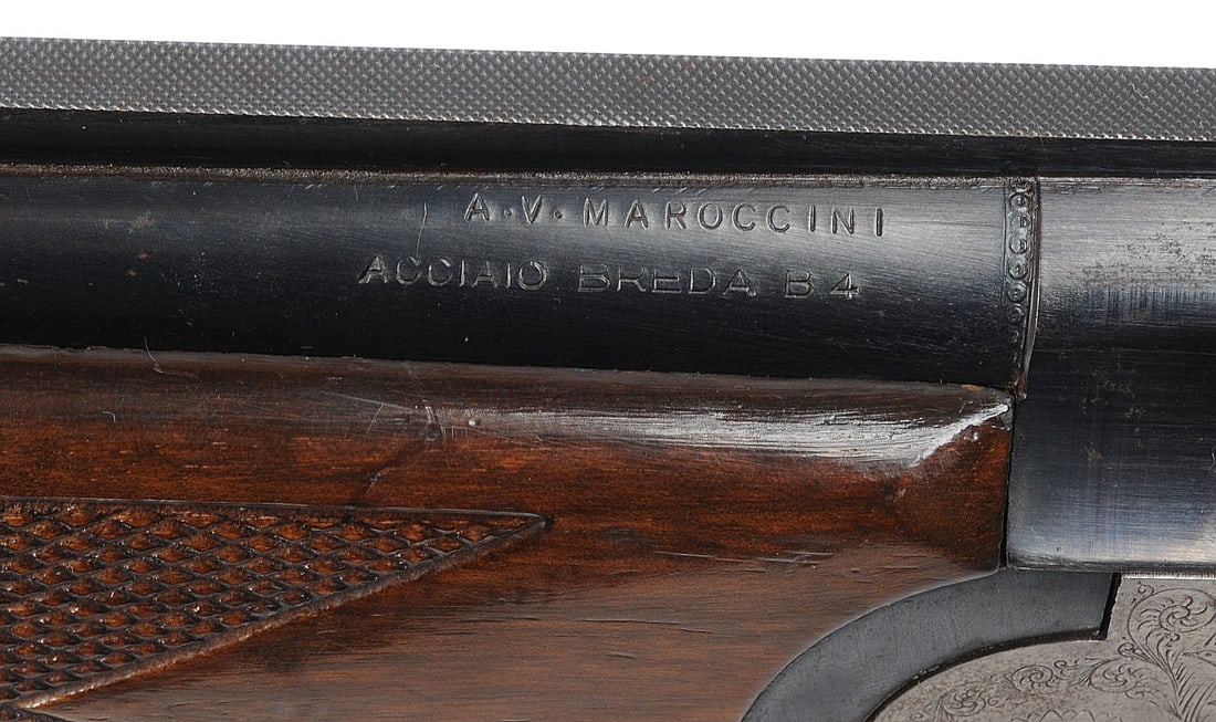 Italian A.V. Maroccini Inc. Model B4 12 Ga. Over Under Break Action Shotgun FFL 45577 (A1) - 10