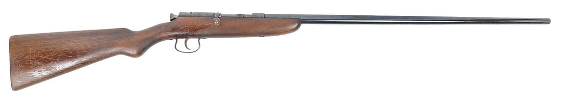British Webley & Scott 410 Ga. Single Shot Bolt Action Shotgun FFL 23259 (A1): A British Webley & Scott 410 Ga. Single Shot Bolt Action Shotgun in good condition with a bright and defined bore that needs light cleaning. The action appears to function properly with some wear to t