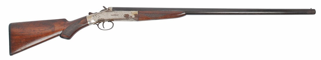 Blue Grass 12 Ga. Single Barrel Shotgun FFL 1844A (HKR1): A Blue Grass 12 Ga. Single Barrel Shotgun in good condition with a bright and defied bore that needs light cleaning. The action appears to function properly with moderate wear to the original finish