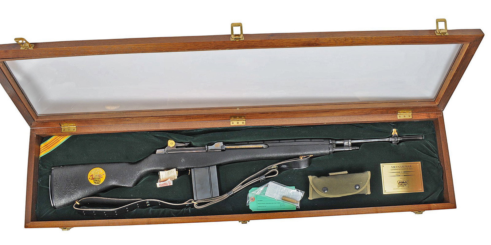 Federal Ordnance Vietnam War Cased Commemorative M1A 7.62x51mm Semi Auto Rifle FFL VCE070 (WHM1) - 2